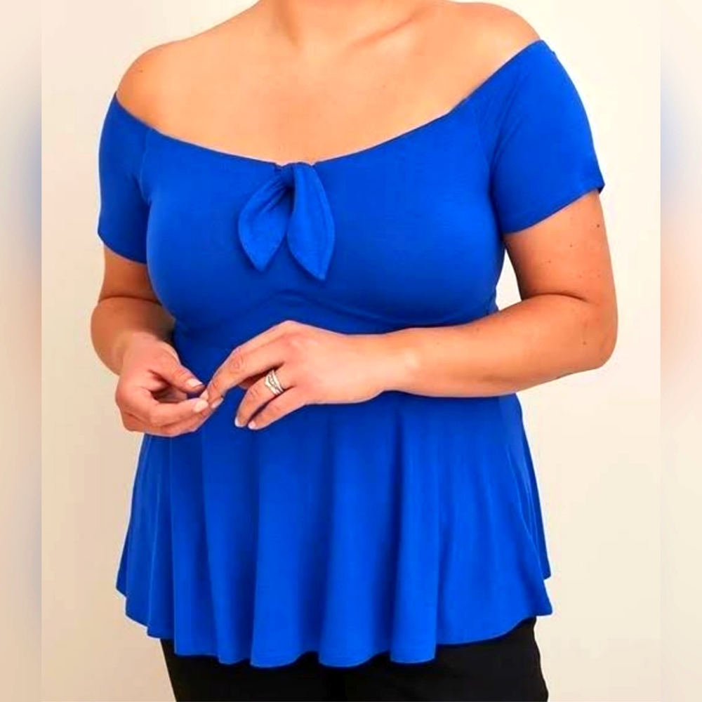 Torrid Super Soft tie front babydoll top